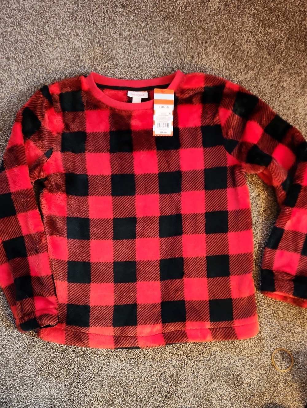 NWT Cat & Jack - Youth Fuzzy Sweater - Size Youth Large